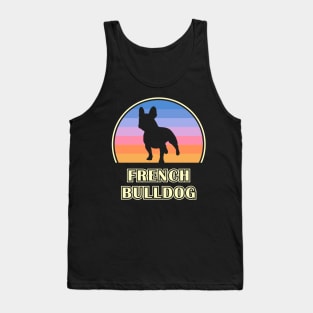 French Bulldog Vintage Sunset Dog Tank Top